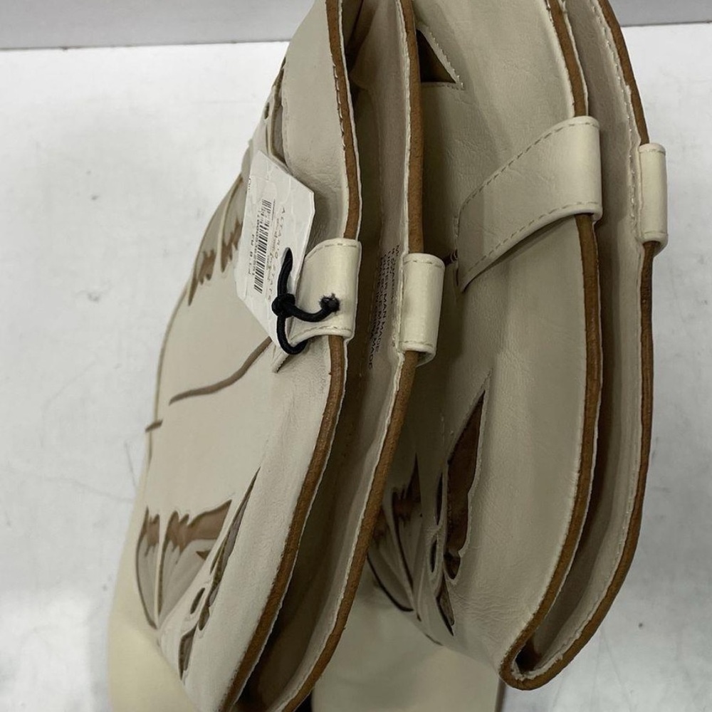 NWT Altar’d State Monarch White and Tan Cowboy Boots - Picture 2 of 7